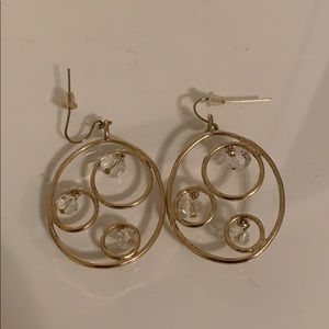 Francesca’s Oval Dangly Earrings